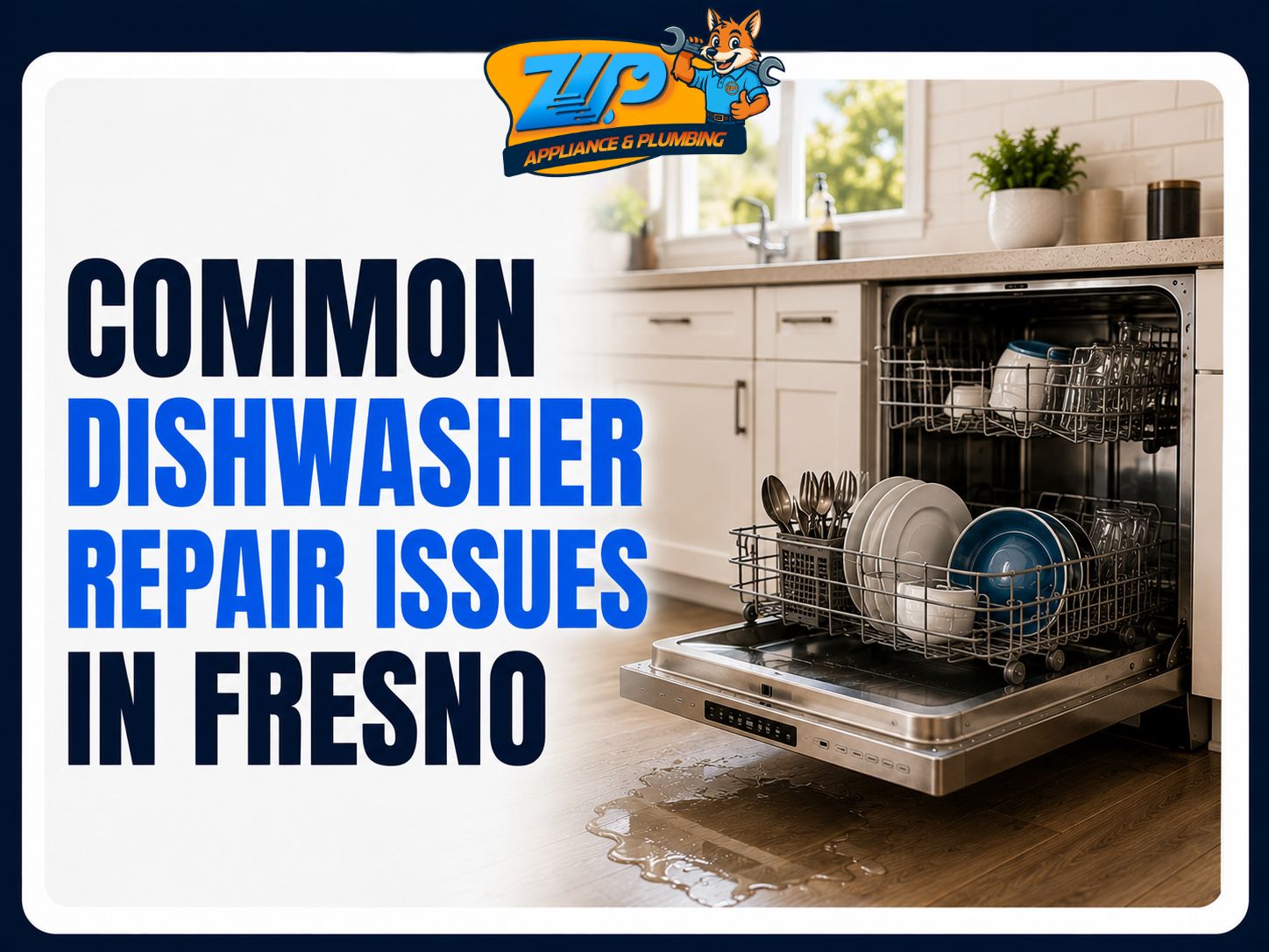 Common Dishwasher Repair Issues in Fresno