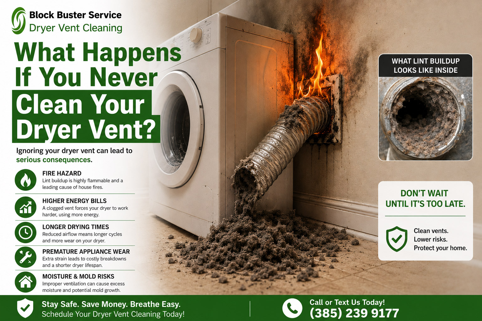 What Happens If You Never Clean Your Dryer Vent?