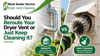 Should You Reroute Your Dryer Vent or Just Keep Cleaning It?