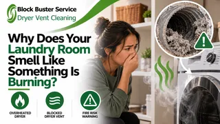 Why Does Your Laundry Room Smell Like Something Is Burning?