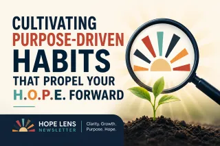 Cultivating Purpose‑Driven Habits That Propel Your H.O.P.E. Forward