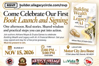Detroit Authors Launch Building Wealth and Legacy with AI at Motor City Java House