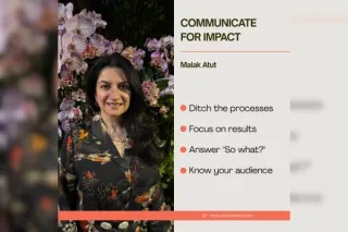 Communicating for Impact, Not Process