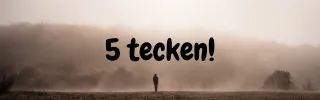 5 tecken på att din kropp ber om hjälp!