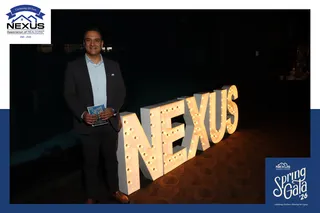 A portrait at a NEXUS spring gala.