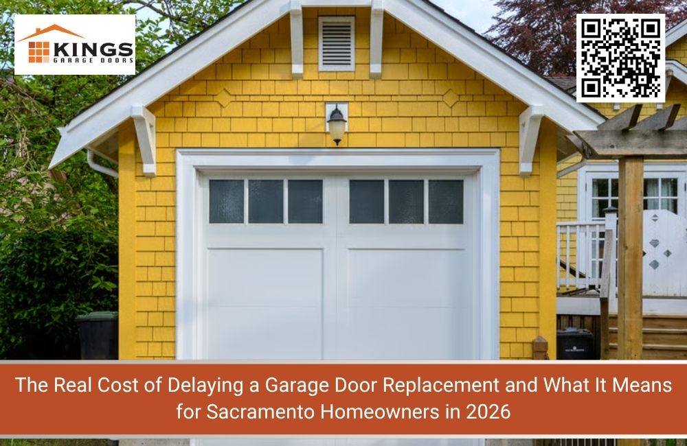 The Real Cost of Delaying a Garage Door Replacement and What It Means for Sacramento Homeowners in 2026