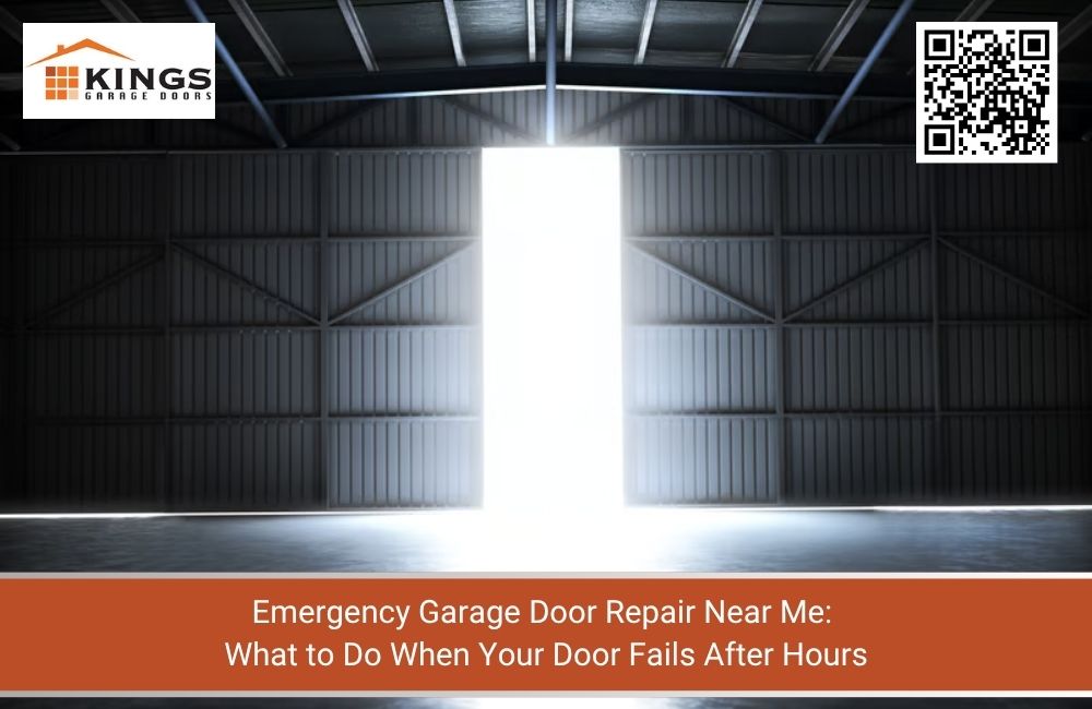 Emergency Garage Door Repair Near Me: What to Do When Your Door Fails After Hours
