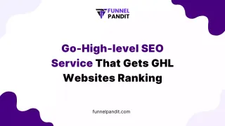 GoHighLevel SEO Service That Gets GHL Websites Ranking