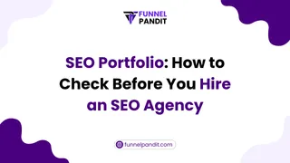 SEO Portfolio: How to Check Before You Hire an SEO Agency