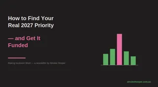 How to Find Your Real 2027 Priority — and Get It Funded