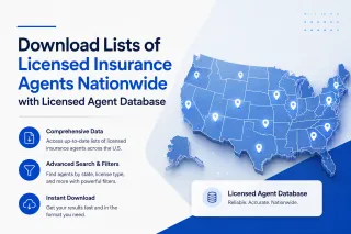 Download Lists of Licensed Insurance Agents Nationwide with Licensed Agent Database