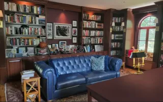 A Legacy in Pages: Custom Bookcases for a Life Well-Lived