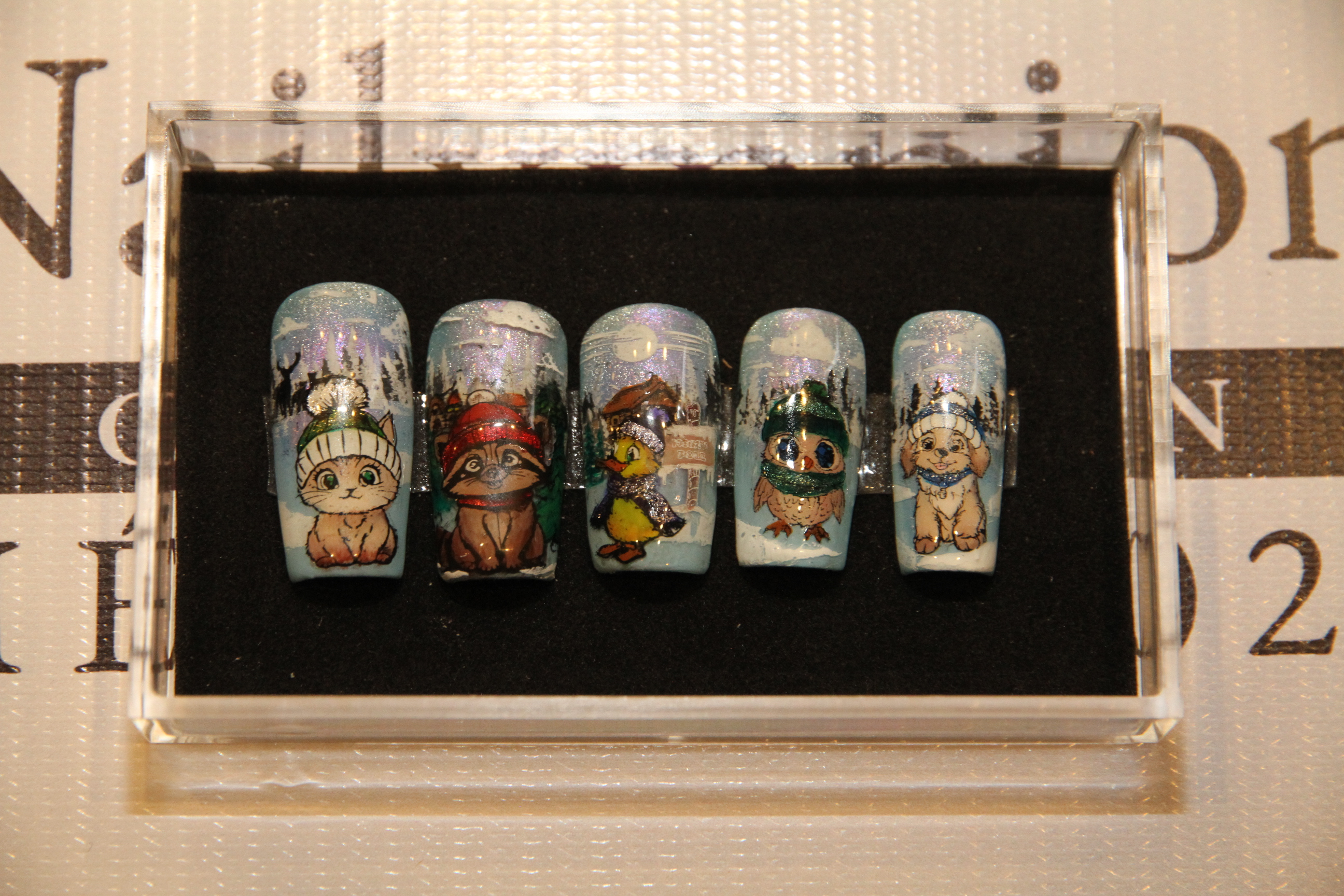 Stamping Nail Art Tip Box