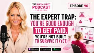 Podcast Episode 90 — The Expert Trap: You're Good Enough to Get Paid, You're Not Built to Survive It (Yet)
