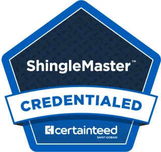 CertainTeed ShingleMaster Credentialed contractor badge