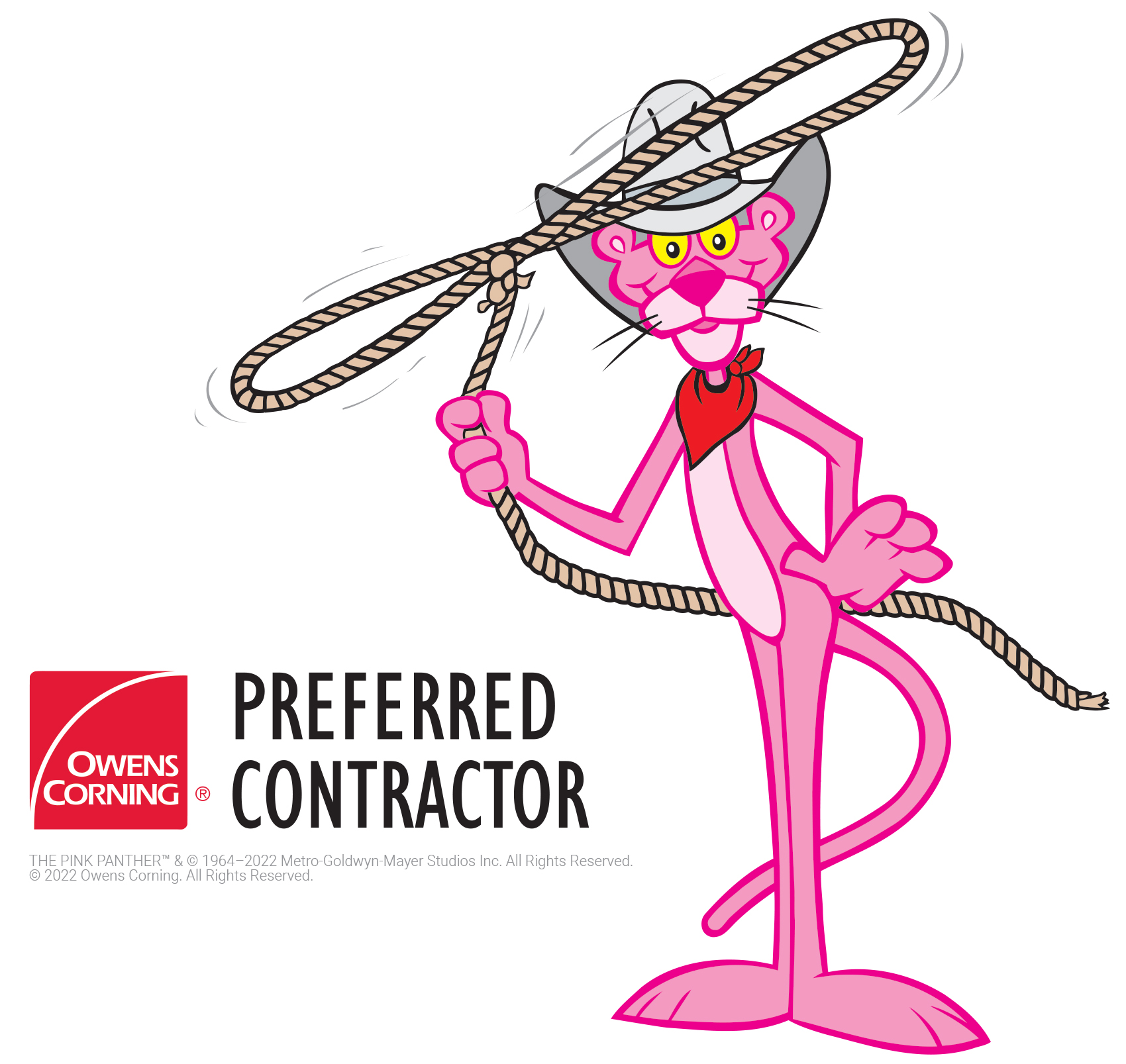 Owens Corning Preferred Contractor badge