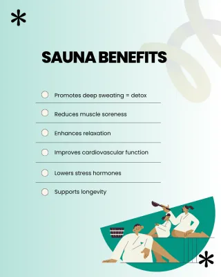 Top Six Health Benefits of Using a Sauna