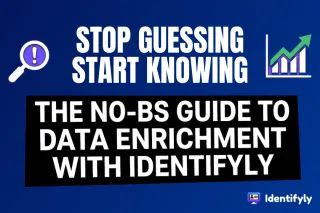 Stop Guessing, Start Knowing: The No-BS Guide to Data Enrichment with Identifyly