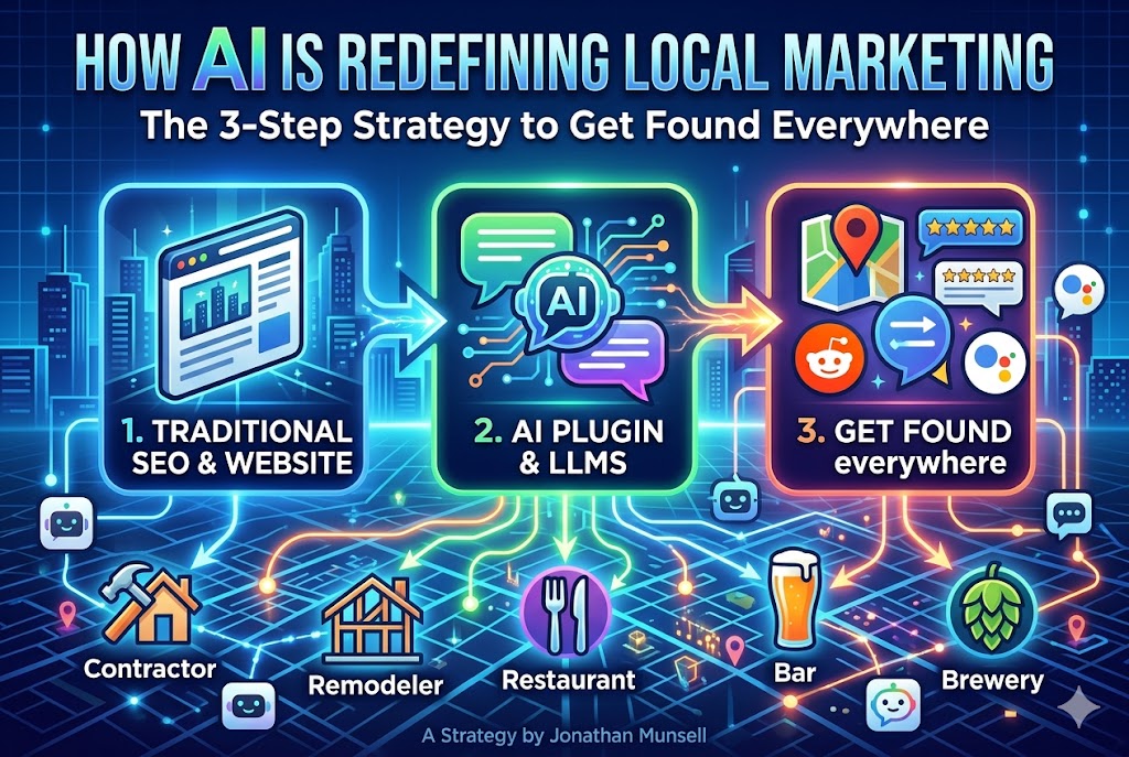 How AI is Redefining Local Marketing: The 3-Step Strategy to Get Found Everywhere