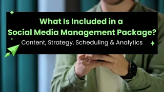 Social Media Package Includes Content, Strategy & Analytics