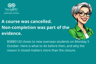 BSB80120 CRICOS Cancellation: What RTOs Must Do by 5 October