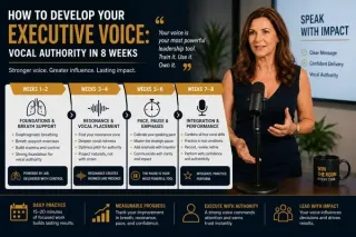 How to Develop Your Executive Voice: Vocal Authority in 8 Weeks