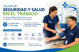 Centro Médico Punta Cana impulsa la salud laboral con su Taller de Seguridad y Salud en el Trabajo