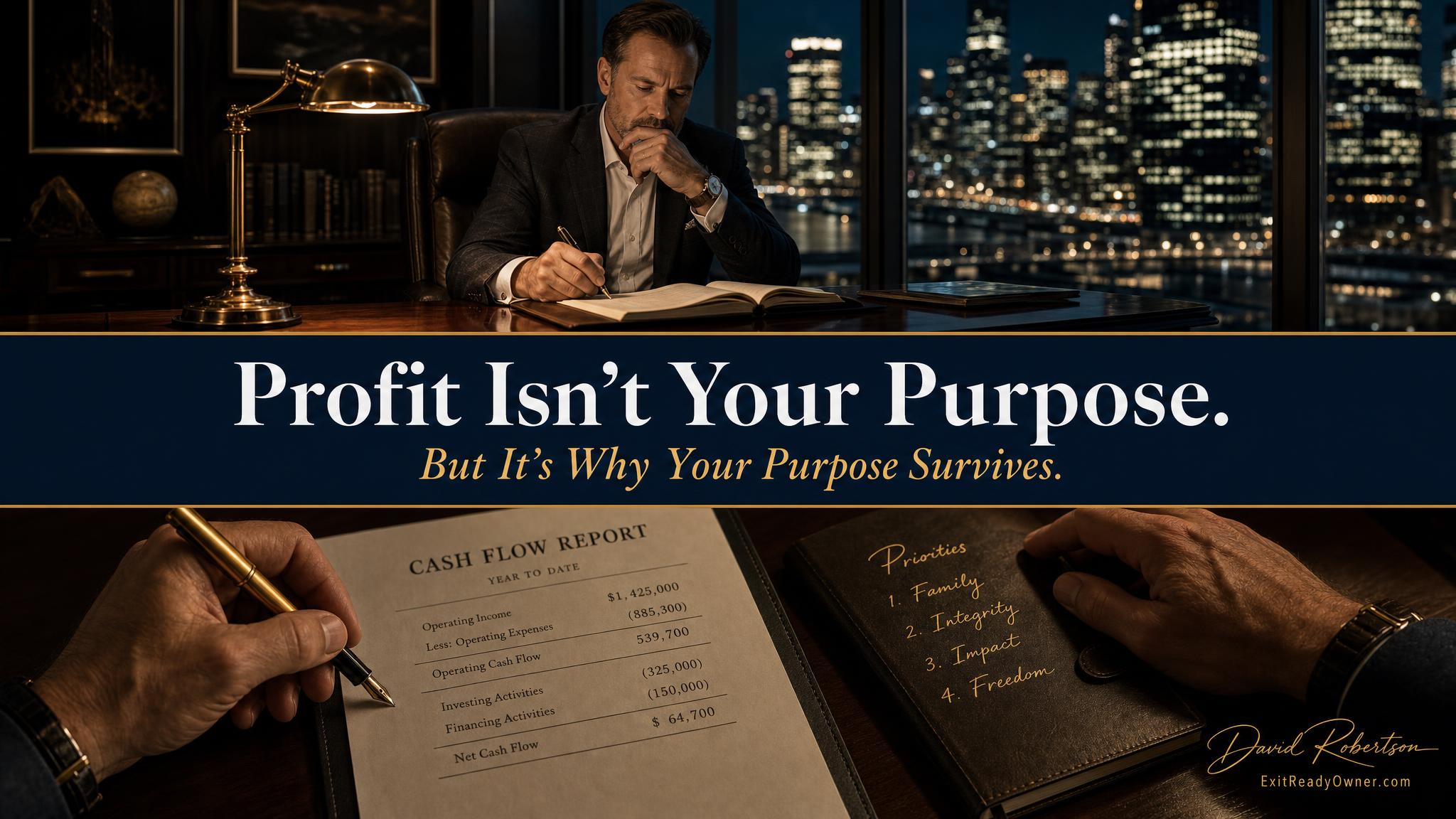 Profit Isn't Your Purpose. But It's Why Your Purpose Survives.