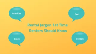 Rental Jargon First Time Renters Should Know