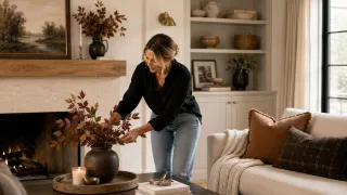 Elevated Fall Decor Ideas (Cozy, Not Kitschy) | Katie Lynn Homes & Design