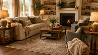 How to Choose the Right Rug Size & Placement | Katie Lynn Homes & Design