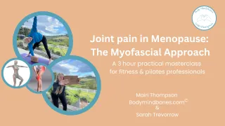 Joint Pain in Menopause: Why Hip Pain Is Just the Beginning