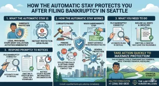 How the Automatic Stay Protects You After Filing Bankruptcy in Seattle