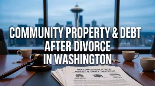 Community Property and Debt After Divorce in Washington 