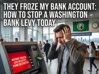 They Froze My Bank Account: How to Stop a Washington Bank Levy Today