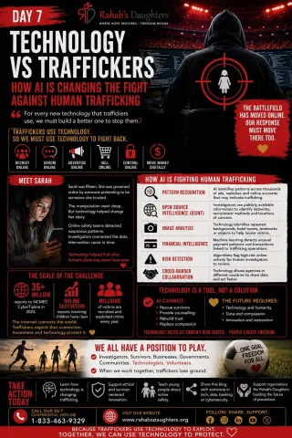Day 7: Technology vs Traffickers – How AI Is Changing the Fight Against Human Trafficking