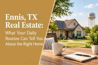 Ennis, TX Real Estate: What Your Daily Routine Can Tell You About the Right Home