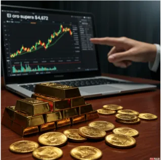 El oro supera $4,672: que significa para tu dinero