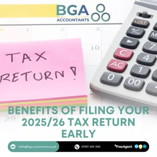 Benefits of filing your 2025/26 tax return early