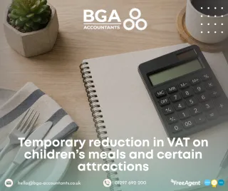 Temporary reduction in VAT on children’s meals and certain attractions