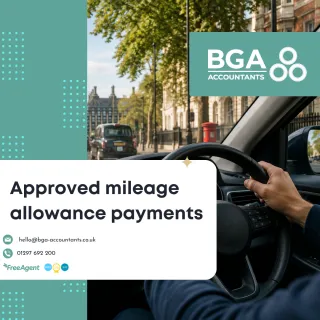 Approved mileage allowance payments
