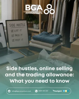 Side hustles, online selling and the trading allowance: What you need to know?
