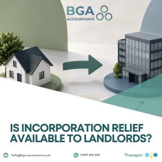 Is incorporation relief available to landlords?