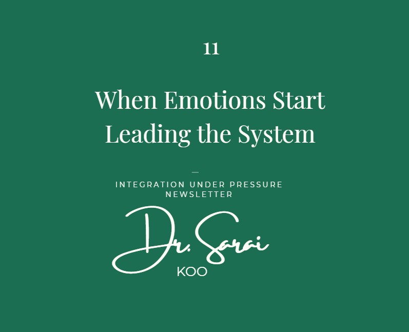 When Emotions Start Leading the System