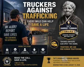 TAT’s Harriet Tubman Award Winner Arian Taylor Speaks: What He Saw That Most Truckers Missed
