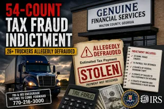 54-Count Tax Fraud Case Has FBI Looking for Truckers