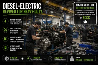 Diesel-Electric Tech Is Making HD Semi Trucks More Capable Than Ever