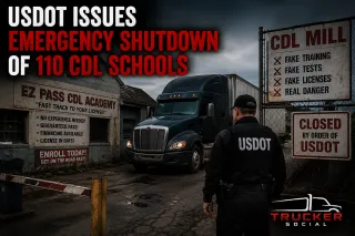 USDOT Issues Emergency Shutdown of 110 CDL Schools
