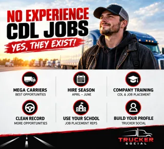 How New CDL Drivers Can Find No-Experience Trucking Jobs
