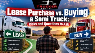 Lease Purchase vs. Buying a Semi Truck: Risks and Questions to Ask